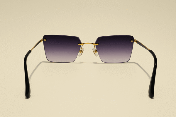 file_00000000201461f6ab837b920ac95ca5 Luxury Square Rimless Sunglasses – Gold Black Finish (Unisex)