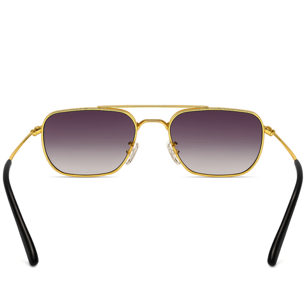 file_0000000064fc61f8bdb81daddaceca3b Unisex Hexagonal Sunglasses | Gold Frame |