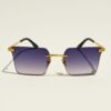 uxury Gradient Rimless Sunglasses (Unisex)