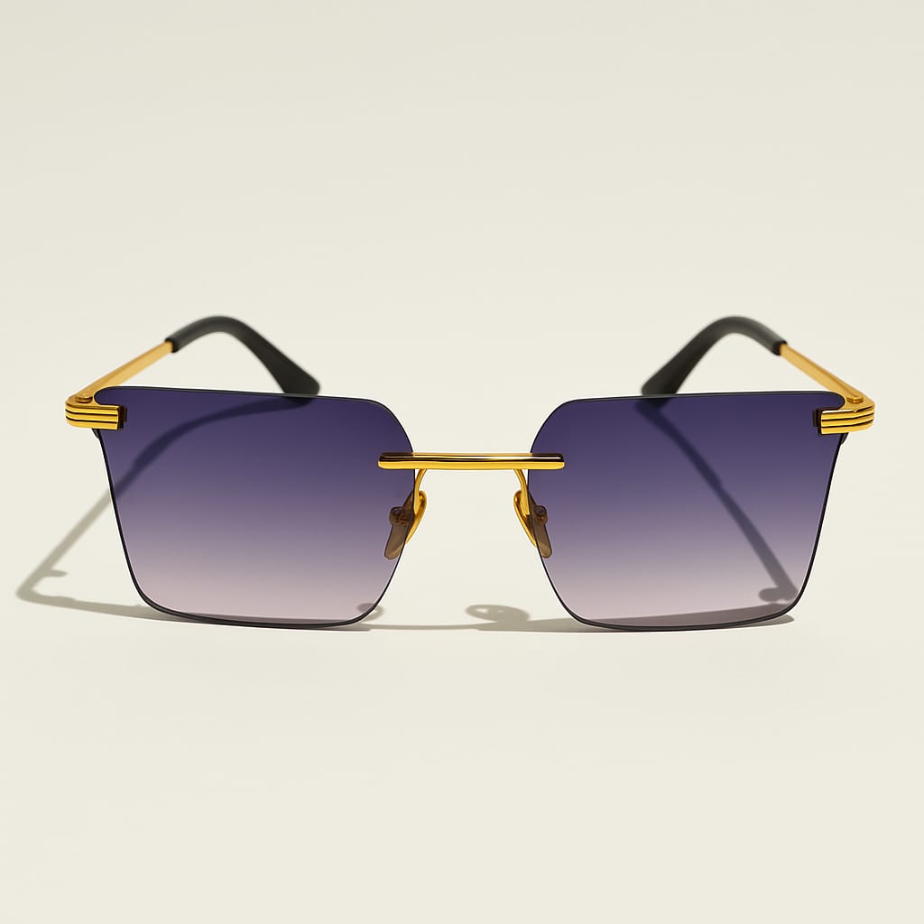 uxury Gradient Rimless Sunglasses (Unisex)